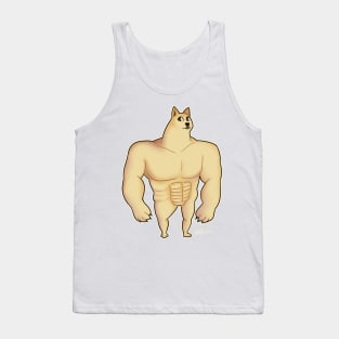 Muscle Doge Meme Tank Top